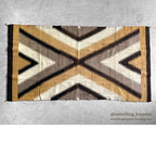 NAVAJO RUG SERRATED X LIGHTNING PATTERN... 155cm/83cm