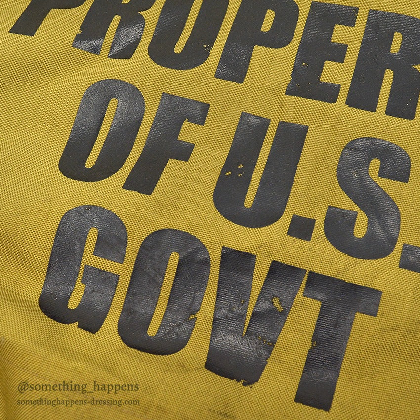PROPERTY OF US GOVERNMENT FLAG BAG 2...