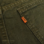 1990's Levi's 550 MOSS GREEN DENIM SHORTS... W33/L00