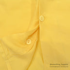 1980's~ YELLOW SILK S/S SHIRT ...