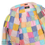 1980's ORVIS CRAZY PATCHWORK B/D SHIRT...L