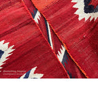 ANTIQUE NAVAJO RUG RED/ORANGE LARGE SIZE ... 165cm/115cm