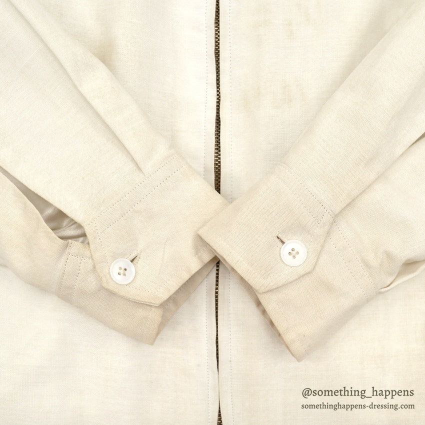 1960s VIETNAM SOUVENIR JACKET (Vietnamese style jacket) 65-66 White...