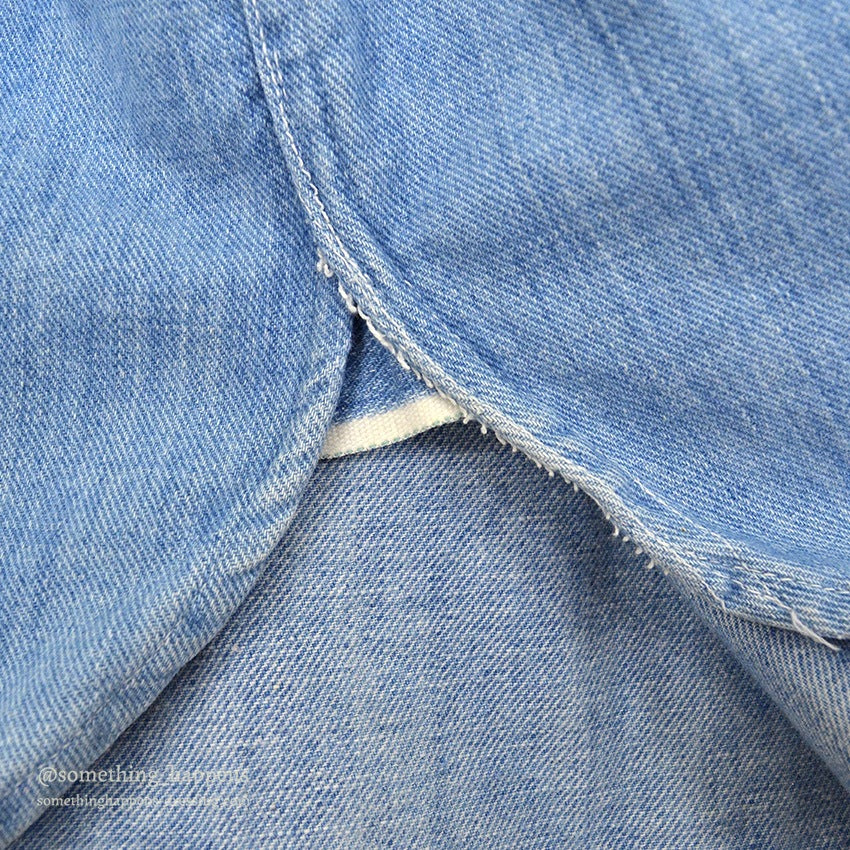 ~1960's FIVE BROTHER TYPE CPO DENIM SHIRT SELVEDGE ...