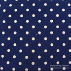 1930's~ ELEPHANT BRAND WHITE DOTS NAVY BANDANA TRUNK DOWN ...