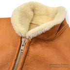 ~1990's DEADSTOCK SAWYER OF NAPA MOUTON SHEARLING VEST...L