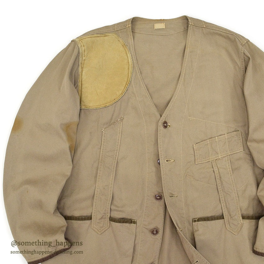 1950's MASLAND NO COLLAR SHOOTING JACKET ...