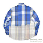 1980's ST JOHN'S BAY BY BIGMAC FLANNEL SHIRT / BLEACH... M