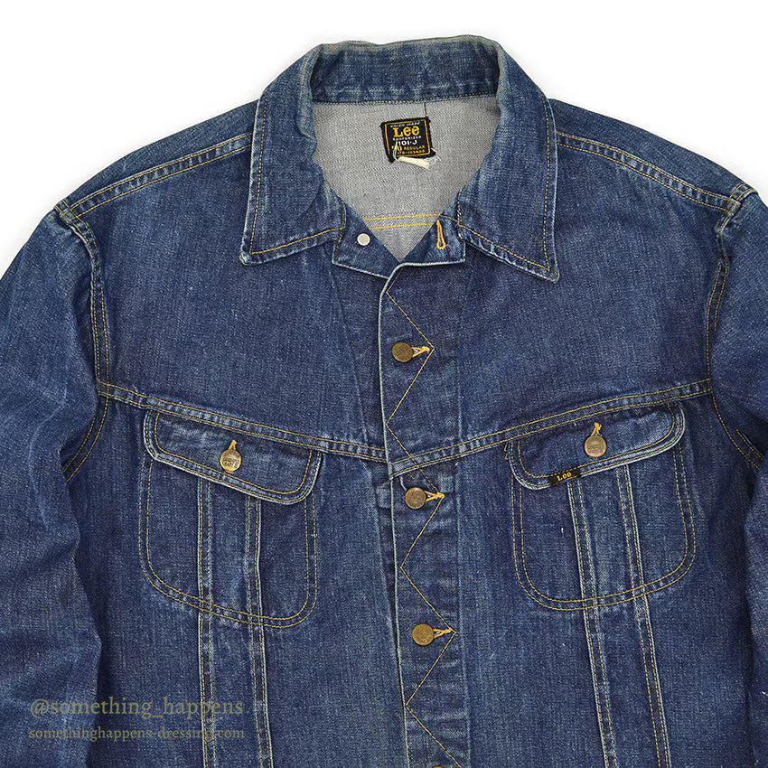 1960's Lee 101-J DENIM JACKET / BIG SIZE...50