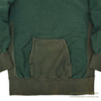 1990's CHAMPION BLANK REVERSE WEAVE SWEAT PARKA / GREEN TWO-TONE ... XL