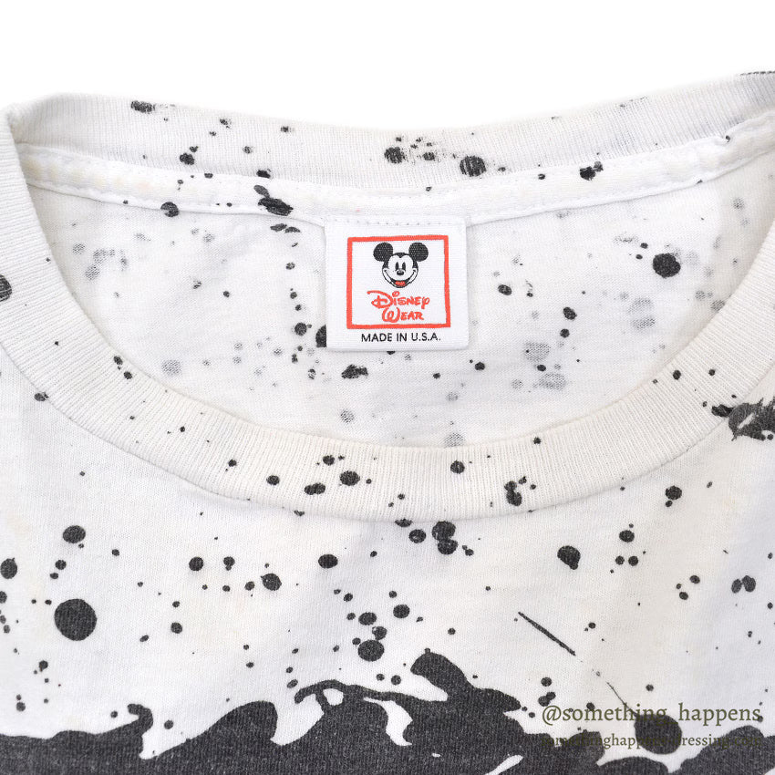 1990's DISNEY MICKEY MOUSE OVER SIZE T-SHIRT / CROPPED...