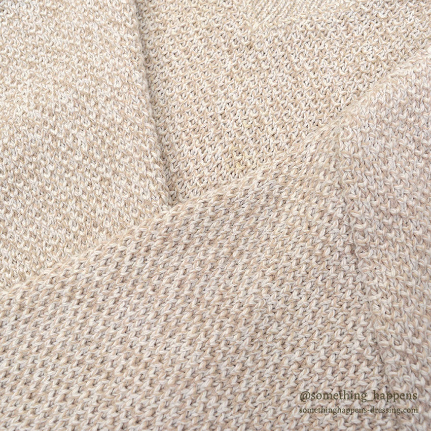 1990's WILLIS & GEIGER FRONT-V COTTON SWEATER ... M