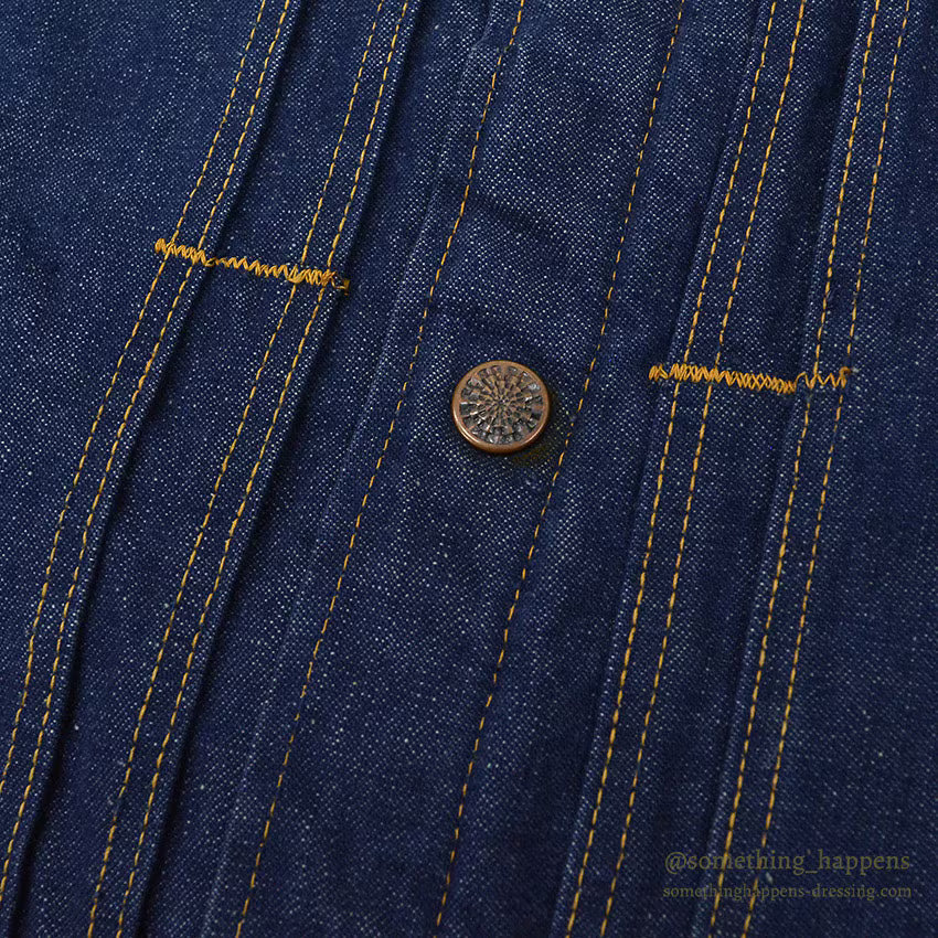 ~1960's SEARS TWO-POCKET DENIM JACKET / COTTON FLANNEL LINING ...