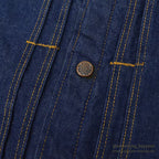 ~1960's SEARS TWO-POCKET DENIM JACKET / COTTON FLANNEL LINING ...