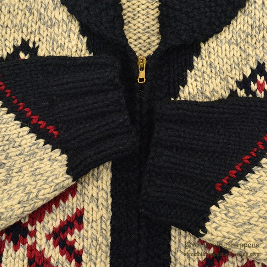 1960's OLD COWICHAN SWEATER NICE PATTERN...