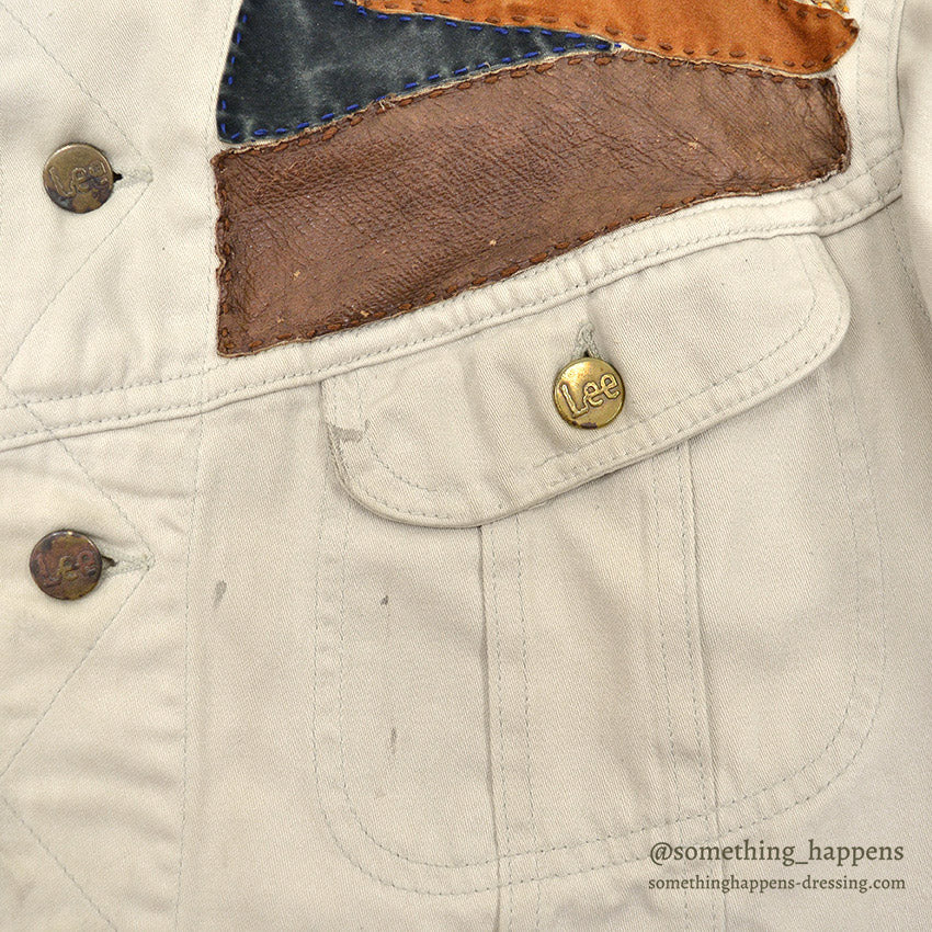 1960's Lee WESTERNER 100-J / PATCHWORK LEATHER... 42 LONG