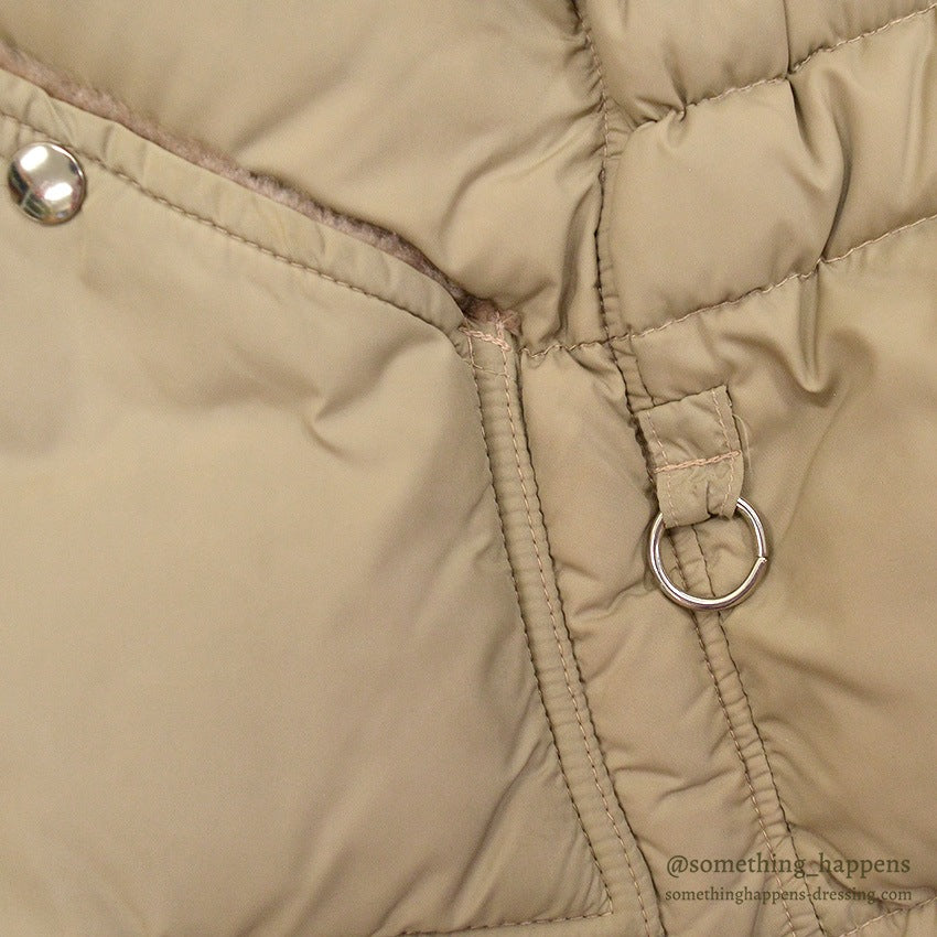 1970's MIGHTY-MAC NORSAC PRIME GOOSE DOWN VEST / TAN ... L