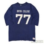 1970's CHAMPION FOOTBALL SHIRT / DARK BLUE...XL