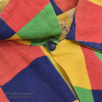 1950's Marlboro BIG TIMBER PRINT FLANNEL GAUCHO SHIRT / MULTI COLOR ... M