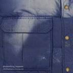 1980's REI DOWN VEST NAVY / SUN FADED ... L