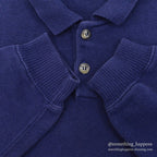 1980's PATAGONIA HEAVY WEIGHT COTTON POLO SWEATER...M