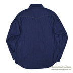 1970's~ SEARS ROEBUCKS DENIM SHIRT ... X-LARGE