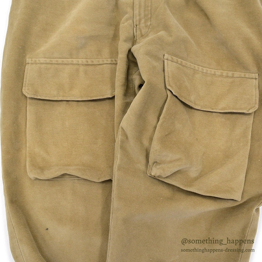 1980's~ ORVIS MOLESKIN WORK PANTS / UNUSUAL POCKETS ... W36