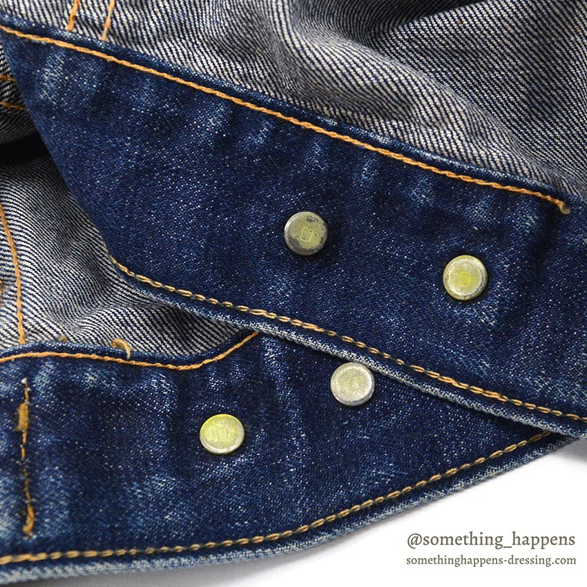 1960s LEVI'S 70505-0217 BIG-E DENIM JACKET / Transition Period ... 50