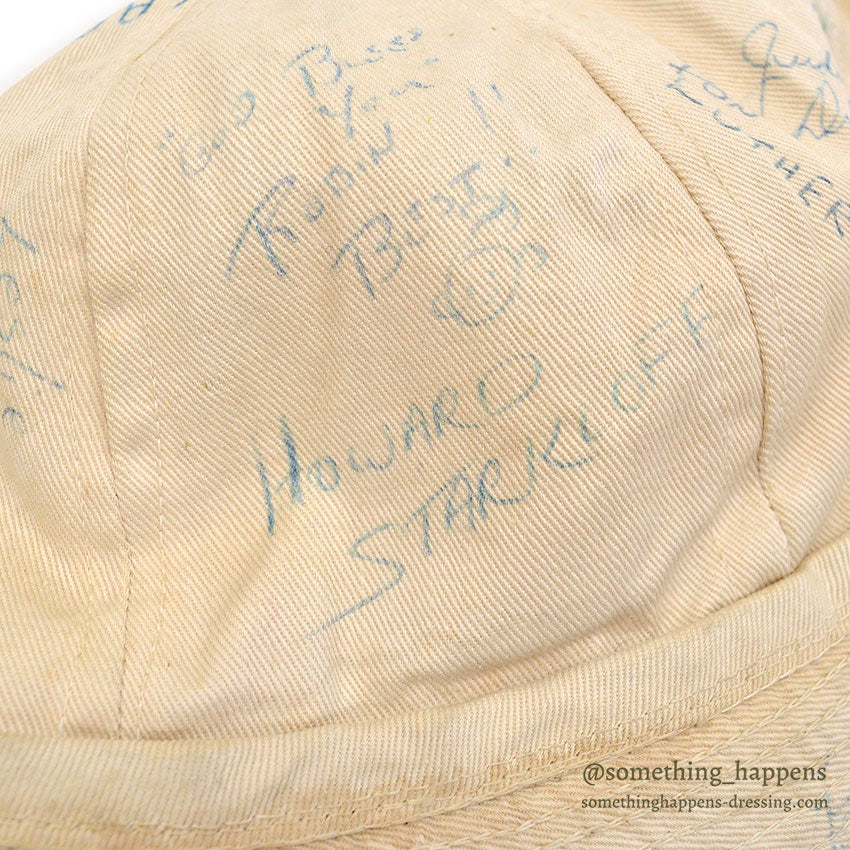 1950's CHAMPION AUTOGRAPH MEMORIAL HAT... LARGE