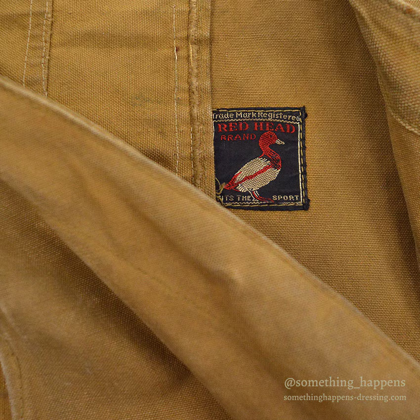 1930's~ RED HEAD HUNTING VEST / MODIFIED ...