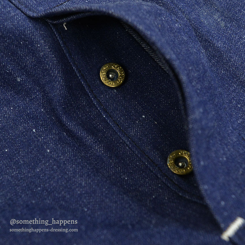 1950's DEADSTOCK SMITH'S DENIM OVERALL ... W40/L29