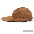 1980's LLBEAN CHESTNUT LEATHER CAP... L/XL