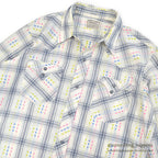 1960's HBARC WESTERN SHIRT / GREAT COLOR... 16 1/2