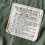 1960's USARMY JUNGLE FATIGUE JACKET / SHORT SLEEVE...MS