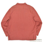 1950's LANELLA WEEKENDER RED/WHITE PLAID SHIRT ... ML
