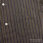 1960's TOWNCRAFT MULTI STRIPE B/D SHIRT...M