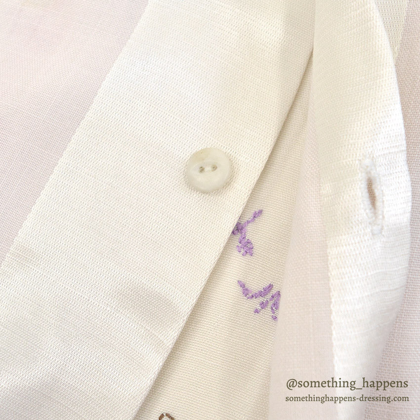 1950's~ NEAL E. THORSEN SIGNATURE EMBROIDERY S/S SHIRT...