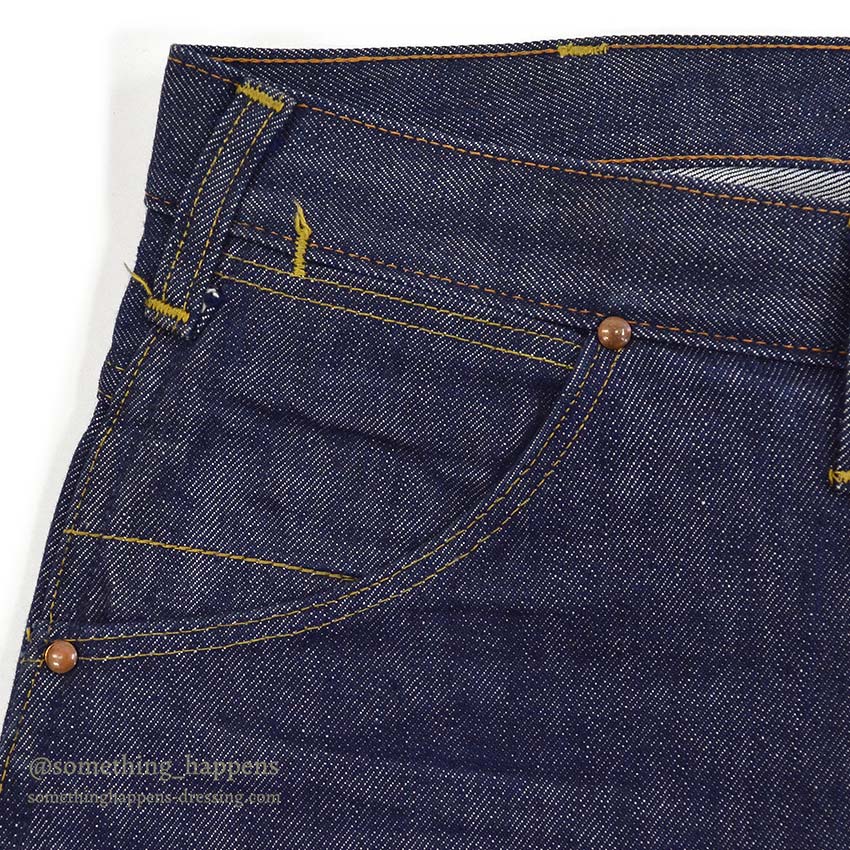 1960's TWISTER 5POCKET DENIM PANTS...W34/L30