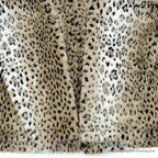 DEADSTOCK BLACK MOUNTAIN LEOPARD FLEECE JACKET...L