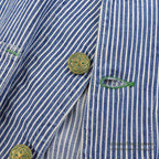 1950's OSHKOSH HICKORY STRIPE ENGINEER JACKET...