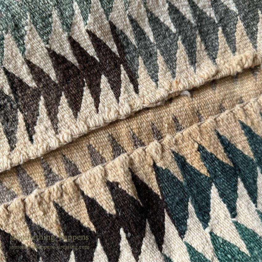 c.1950's NAVAJO RUG RARE COLOR... 103cm/66cm