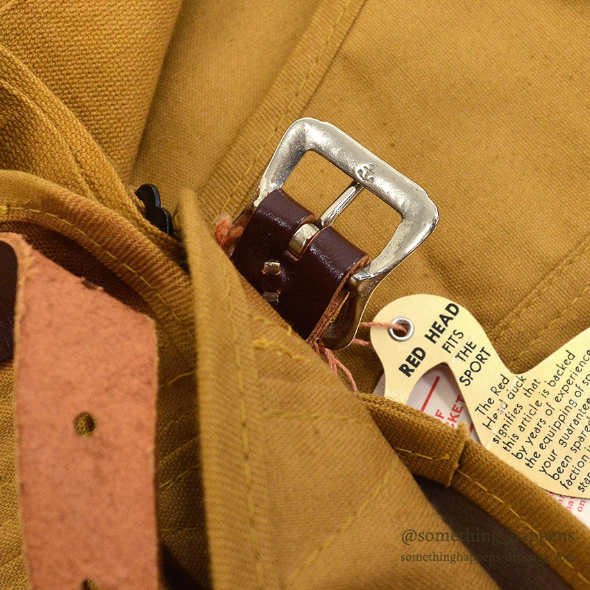 1950's DEADSTOCK RED HAED HUNTING VEST...M