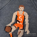 1960's BASKETBALL COWICHAN SWEATER...