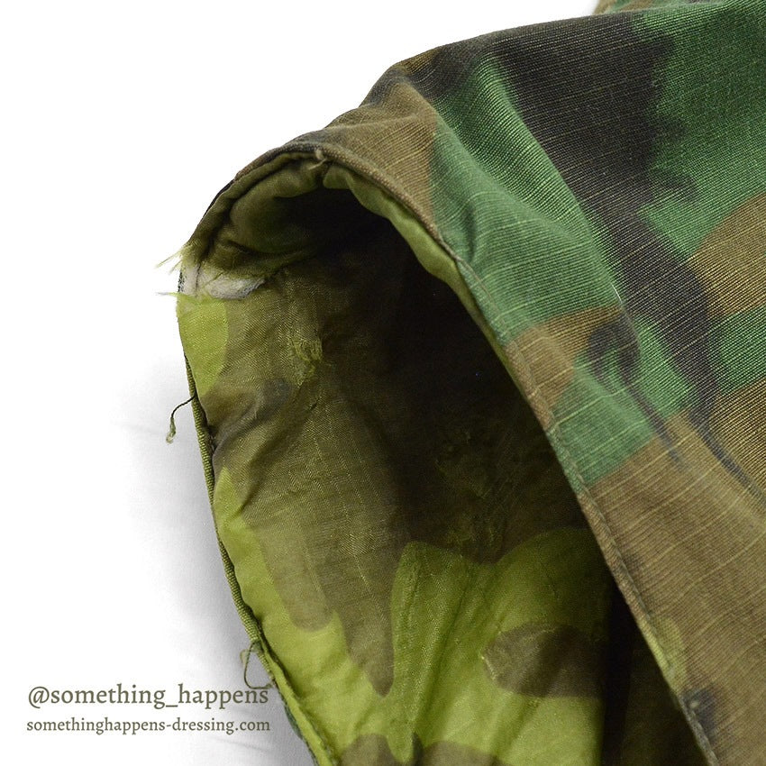 1960's USARMY ERDL JUNGLE FATIGUE VEST PONCHO LINER / VIETNAM THEATER MADE...