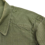 1940's BRITISH ARMY WW2 WAR AID HBT JACKET / US MADE...