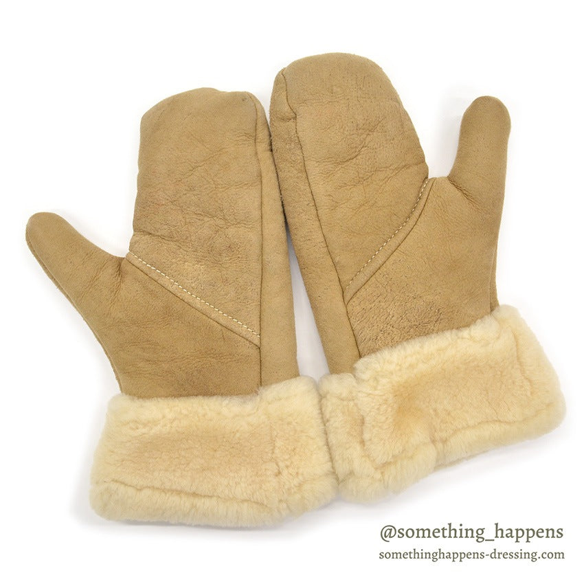 ~1990's MOUTON SHEARLING MITTENS ...
