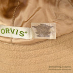 ORVIS BEIGE FLEECE BUCKET HAT...