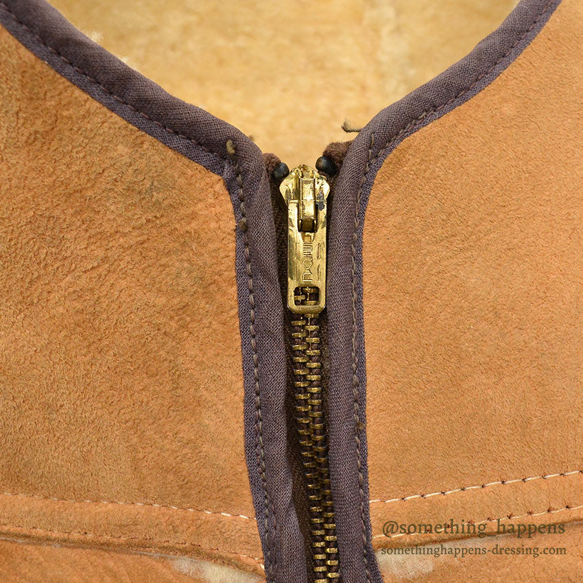 1960's MOUTON SHEARLING VEST...