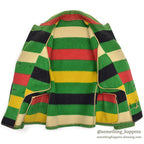 1930's ZERO KING STRIPED WOOL BLANKET JACKET / SHORT STYLE ...