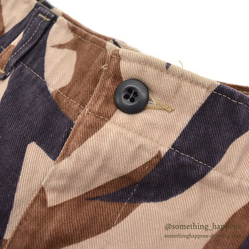 1990's BRIGADE QUARTERMASTERS ASAT CAMO PANTS / THICK COTTON... MR